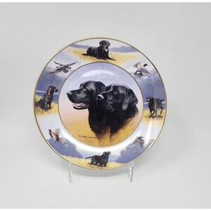 Royal Doulton Labrador Retriever Plate "The Sporting Life" by Nigel Hemming 8"